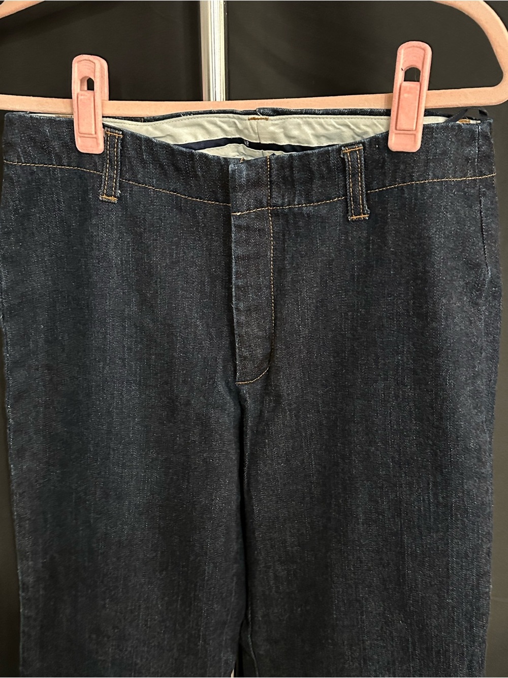 GAP Dark Blue Wide-Leg Jeans for Women - Picture 2 of 8
